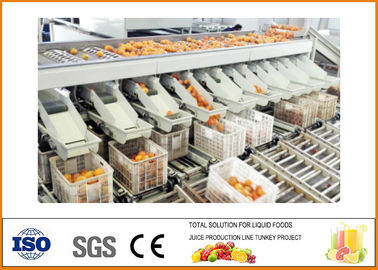 Chiny Energooszczędna linia produkcyjna soku pomarańczowego z ekranem dotykowym PLC ISO9001 dostawca