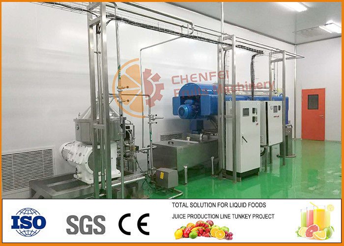 SUS304 turnkey Beverage Blending line CFM-B2-06-10-17 Silver Color